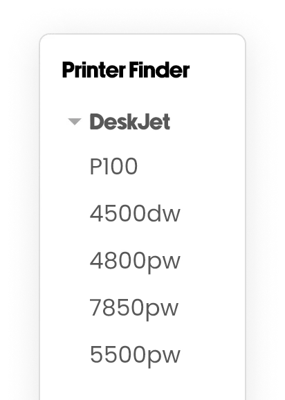 Printers in Printer finder for 123.hp.com/setup